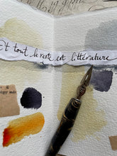 Load image into Gallery viewer, Cahier d'artiste "L'art poétique"