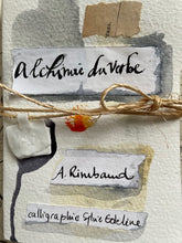 Load image into Gallery viewer, Cahier d'artiste " L'alchimie du verbe"