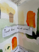 Load image into Gallery viewer, Cahier d'artiste " Le lac"