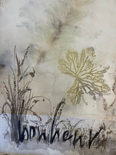 Load image into Gallery viewer, Calligraphie sur papier ecoprint