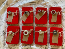 Load image into Gallery viewer, Carnet boite métal rouge