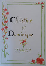 Charger l'image dans la galerie, Date ou mots de votre choix calligraphiés