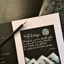 Charger l'image dans la galerie, Citation - Calligraphie personnalisée