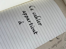 Load image into Gallery viewer, Cahier