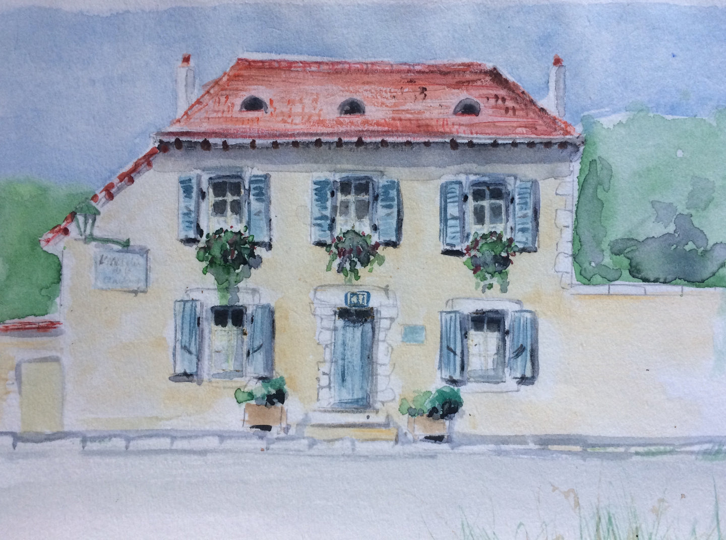 Votre maison à l'aquarelle