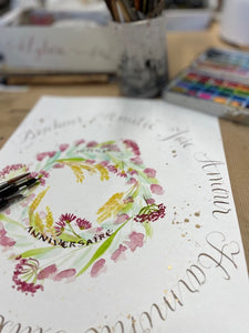 Calligraphie personnalisée (grand format)