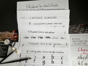 Kit d'initiation à la calligraphie latine