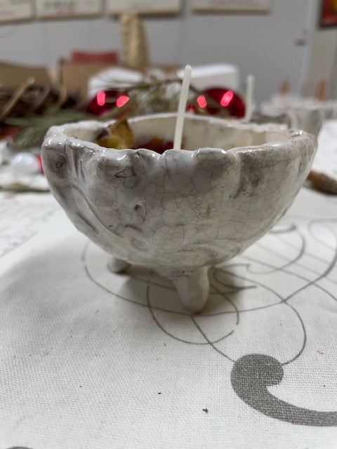 Bougie artisanale à la cire de colza