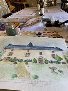 Votre maison à l'aquarelle