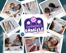 Load image into Gallery viewer, Atelier &quot;Expériences Famille&quot; (1h30 - à partir de 2 personnes)
