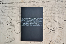 Load image into Gallery viewer, Petit cahier avec calligraphie originale
