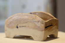Load image into Gallery viewer, Stoneware bonsai pot
