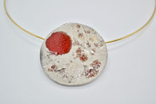 Load image into Gallery viewer, Raku ceramic necklace

