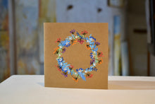 Charger l&#39;image dans la galerie, Cartes de vœux couronne fleurie (plusieurs modèles disponibles)
